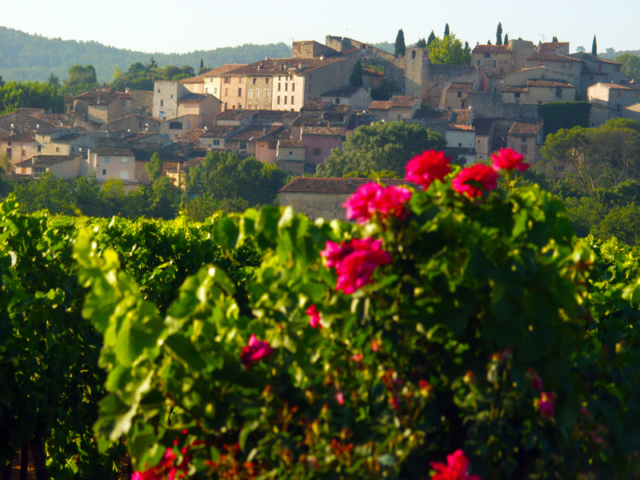 Heading south from Cotignac, Carcès lies beyond just a few of its many vineyards.
